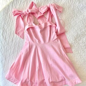 Pink tie Mable dress